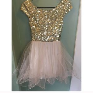 Gold Formal dress
